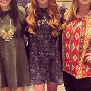 Ecote from urban outfitters patterned shift dress